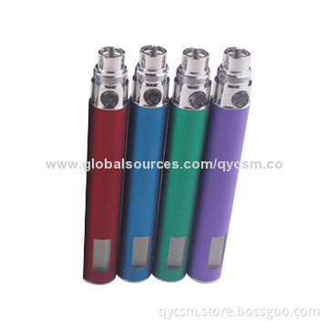 650mAh eGo LCD Batteries with 3.3-4.2V Working Voltage